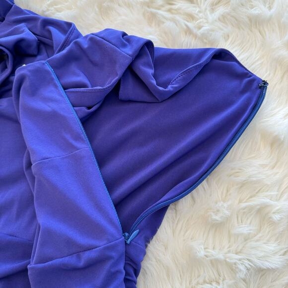 Maria Bianca Nero Cutout Ruched Bodycon Dress Small NWOT - Picture 5 of 7